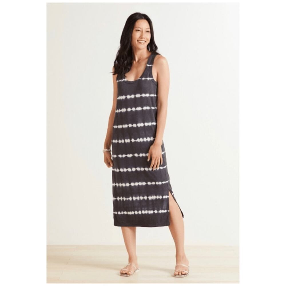 Roan & Ryan Sadie Sleevless Tank Tie-Dye Midi Dress Sz M